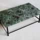 Marble and iron coffee table, 1950s