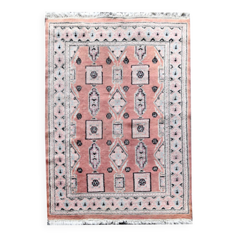 Oriental rug pakistan wool and silk: 1.50 x 0.98 meters