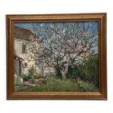 Painting signed Oil on canvas dimension: height: 45 cm - width -54 cm -