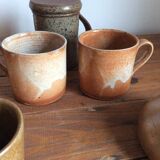 Set of stoneware cups