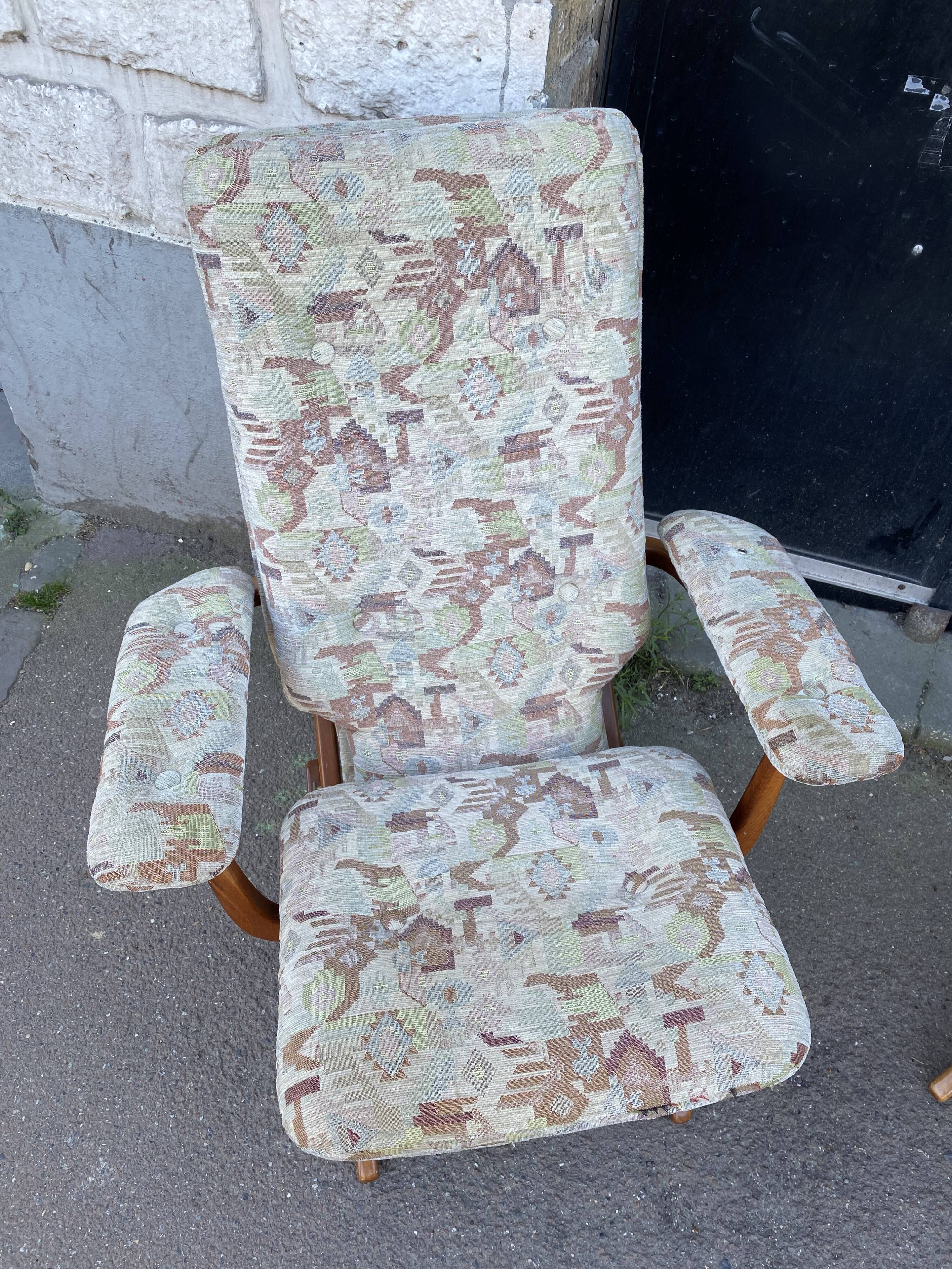 Pair of Polyconfort armchairs