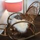 Rocking-chair child rattan with footrest
