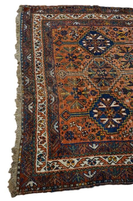 Carpet persian shiraz old, Iran, 158x197cm, around 1930