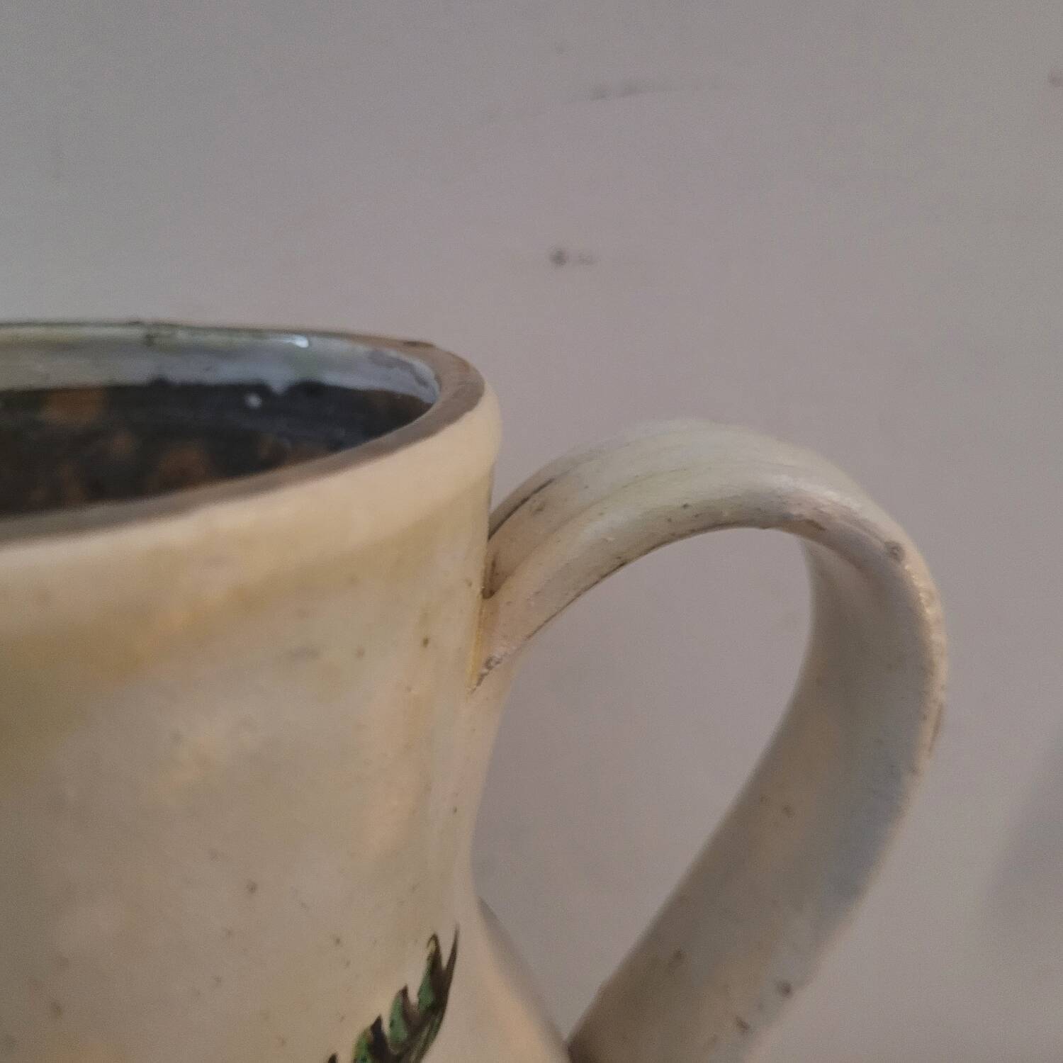Stoneware jug with floral decoration – 1950s–1970s – 1.25 L