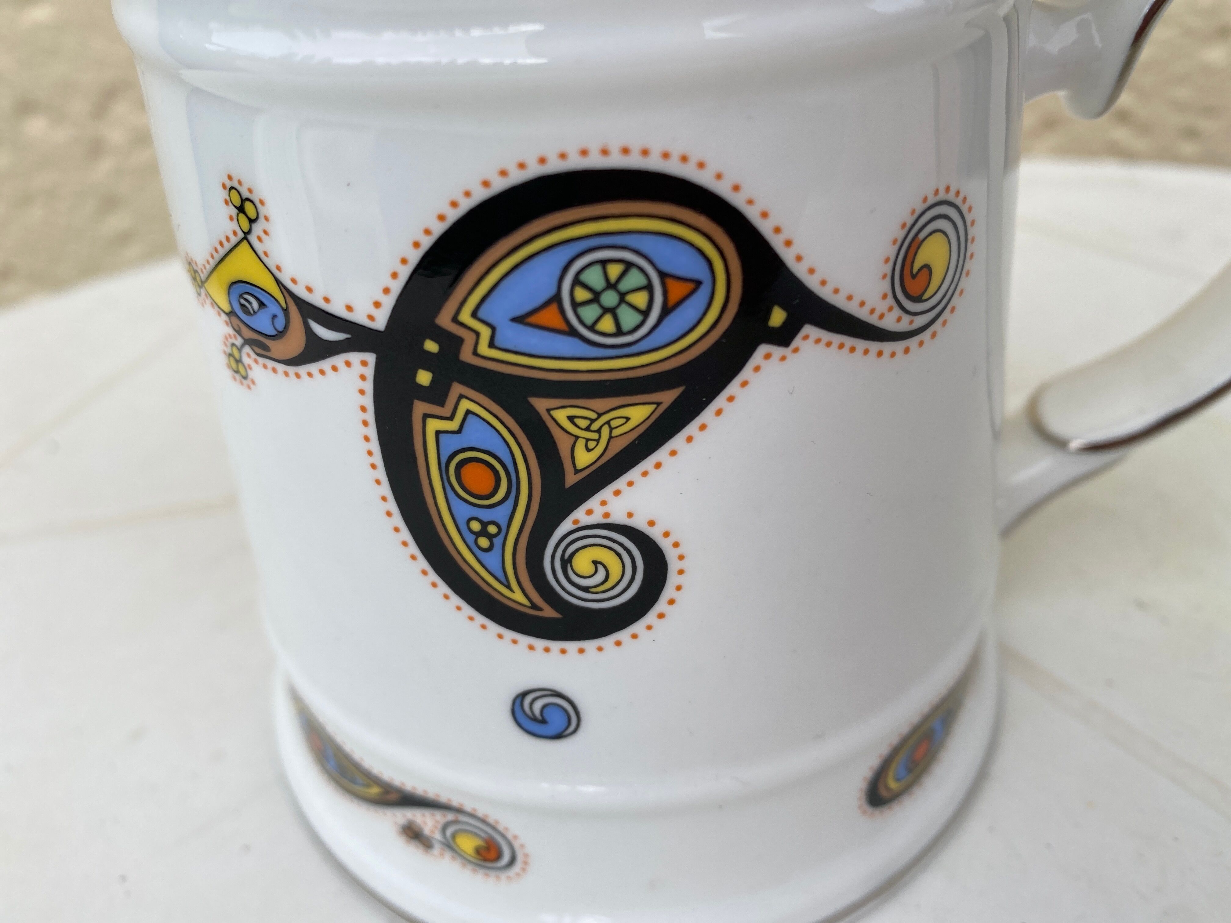 Vintage China Porcelain Beer Mug