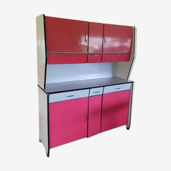 Red formica buffet