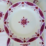 4 flat plates from Moulin des Loups and Hamage, Madeleine model 2106197