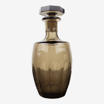 Smoked glass decanter