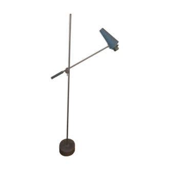 Ancien lampadaire à balancier contrepoids vintage 1950 Style Guariche Lunel knoll