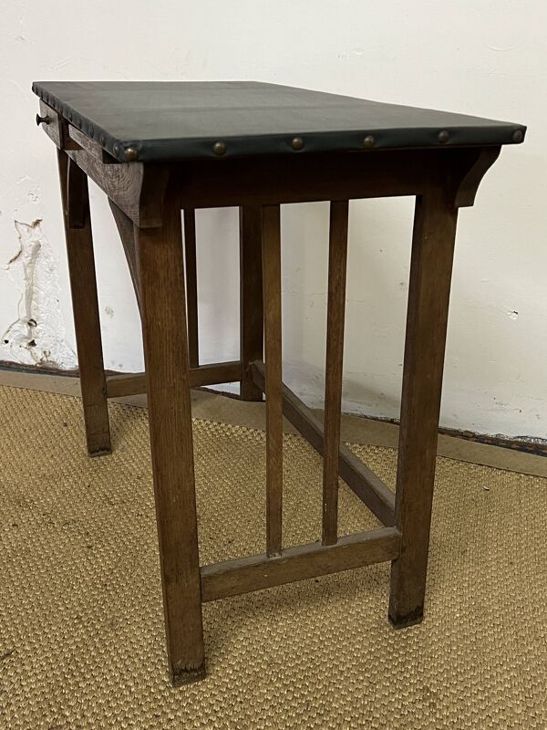 Petit bureau / table console en bois vintage
