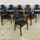 Chaises Baumann vintage Série de 9 fauteuils bridges