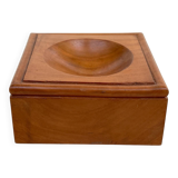Solid wood catchall - Scandinavian style - modernist - 70s