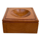 Solid wood catchall - Scandinavian style - modernist - 70s
