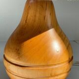 LAMPE Bois Massif VINTAGE