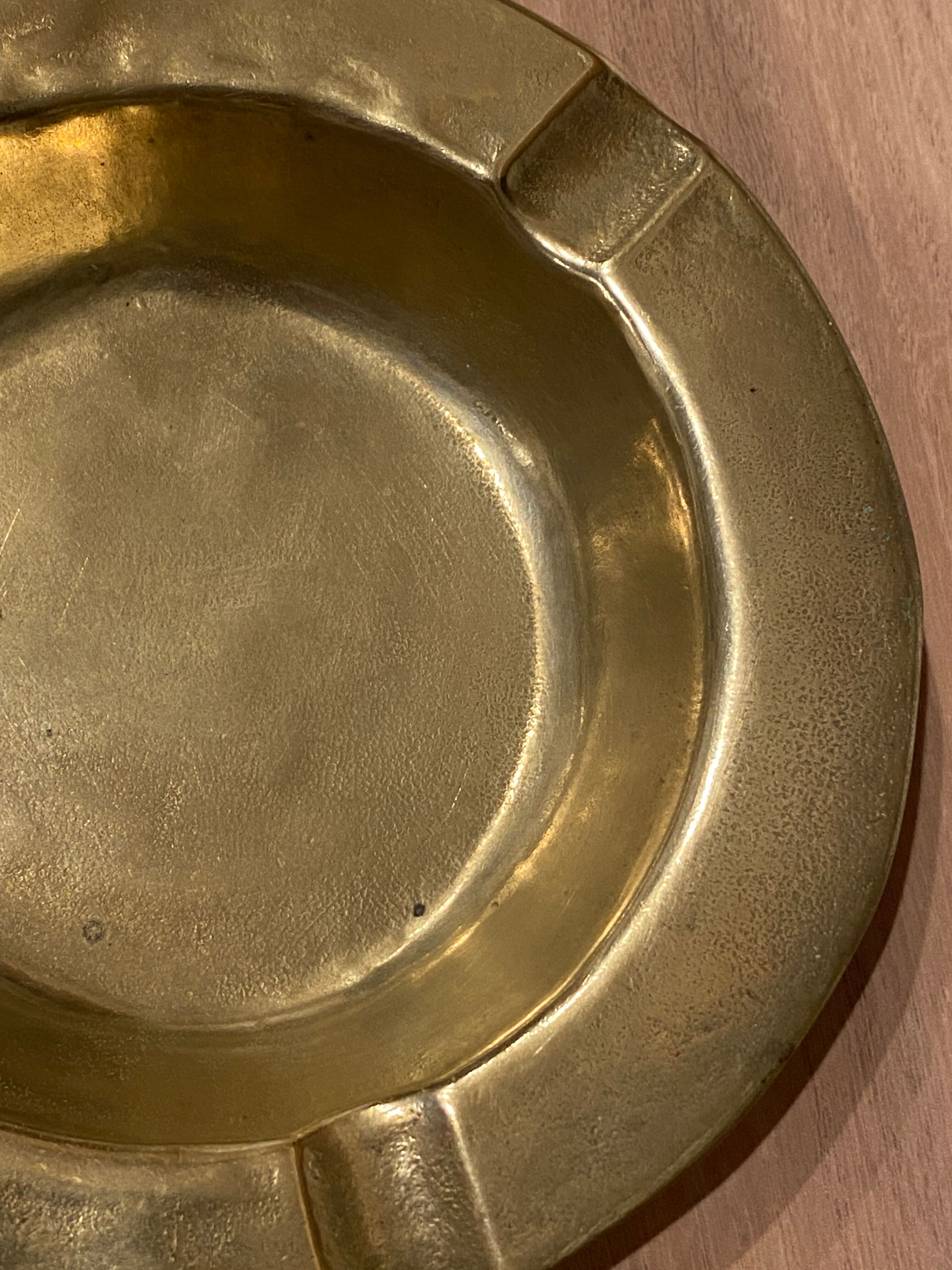 Brass ashtray