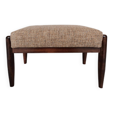 Tabouret vintage beige mélangé milieu du 20e siècle, Edmund Homa, Europe, 1960