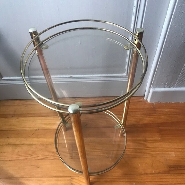 Vintage gilded side table  70/80