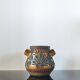 Vintage glazed ceramic vase