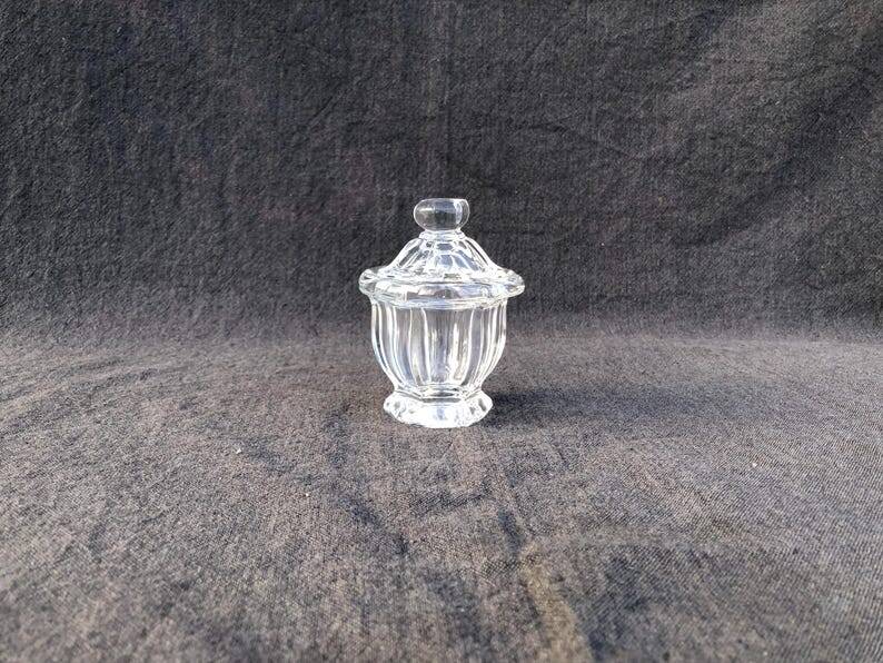 Vintage Baccarat Crystal Mustard/Jam/Honey Jar, Harcourt Missouri Model