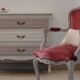 Dresser to the pastel colors and soft