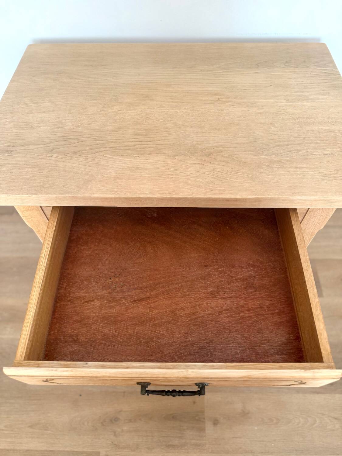 Small oak farmhouse table