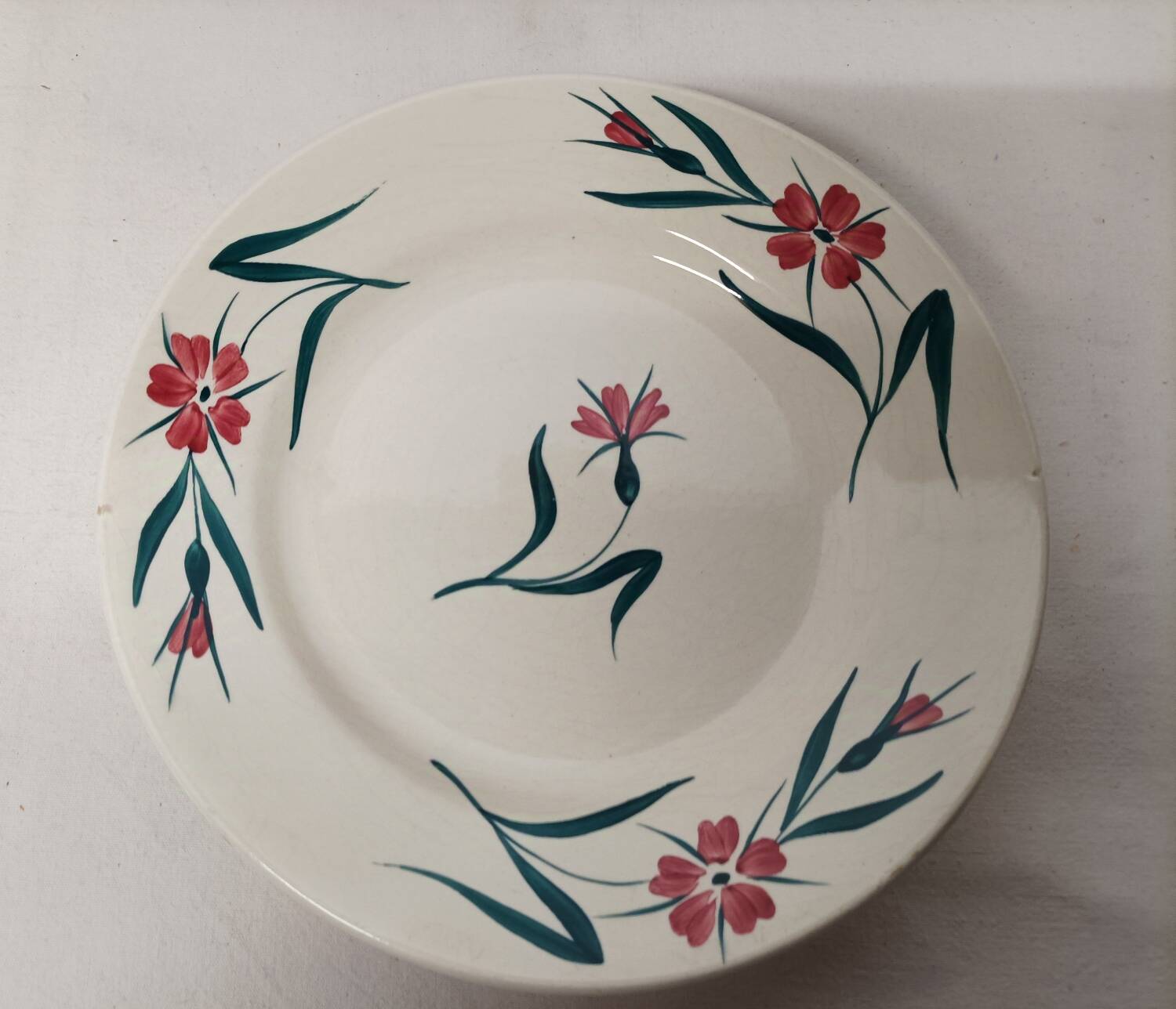 Service assiettes creuses et compotier" Terre de Fer"