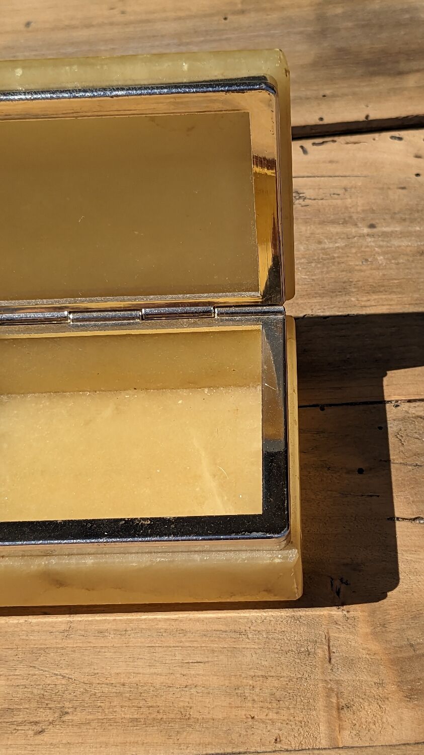 Vintage alabaster box