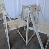 Set of 5 Vintage TRIESTE Foldable Chair by Aldo Jacober, 1970s Mid-Century