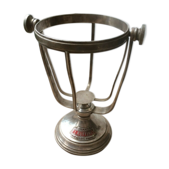 I.L Ruffino Chianti bottle holder in bronze advertising enamel 19th