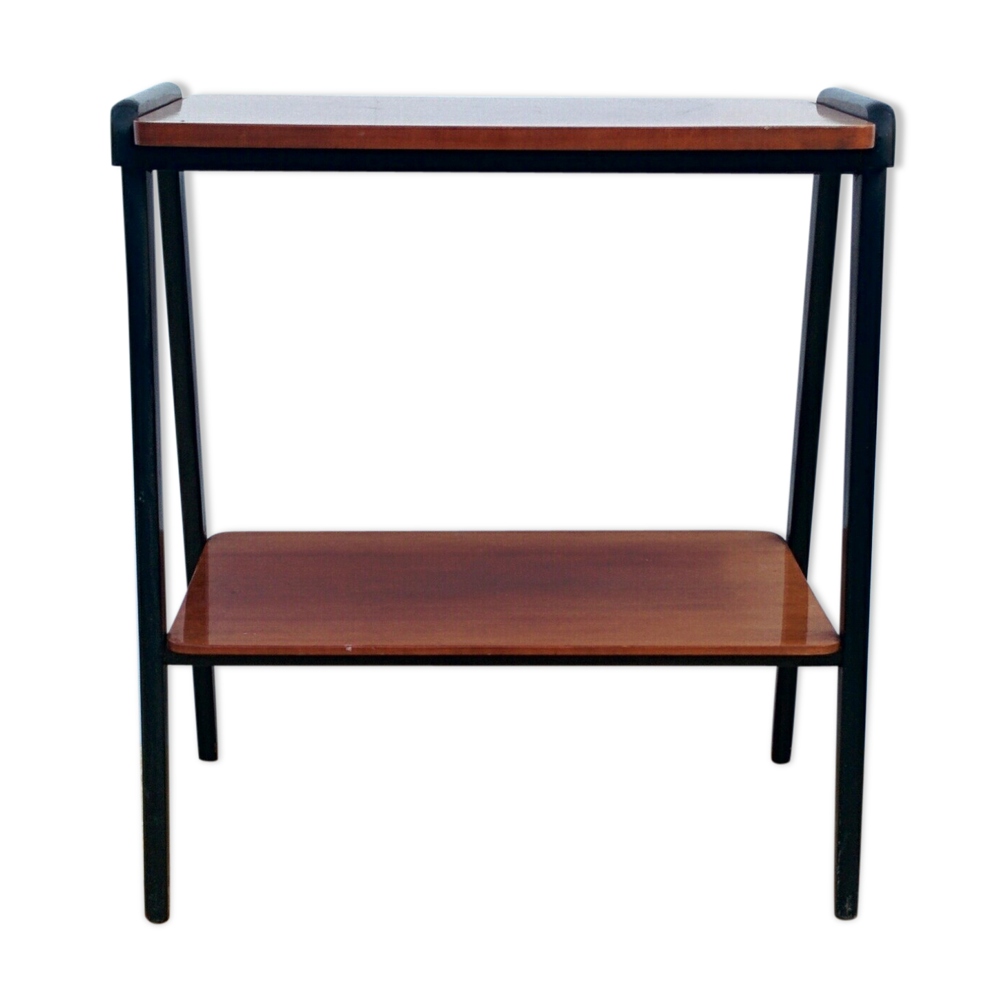 Console vintage pieds noirs