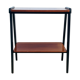 Console vintage pieds noirs