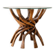 1960s coffee table in solid wood and glass