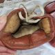 gants de boxe cuir - vintage
