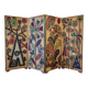 Screen decorated with wool threads, “Huichol” art, Sofia Ribeira, 124 cm