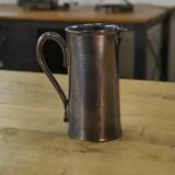 Black ceramic pitcher 1950s