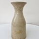 Vase Col Evasé En Grès Pyrité Moucheté H 23.5cm Artisanat Fait Main