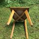Chaise scandinave bois clair années 70 vintage