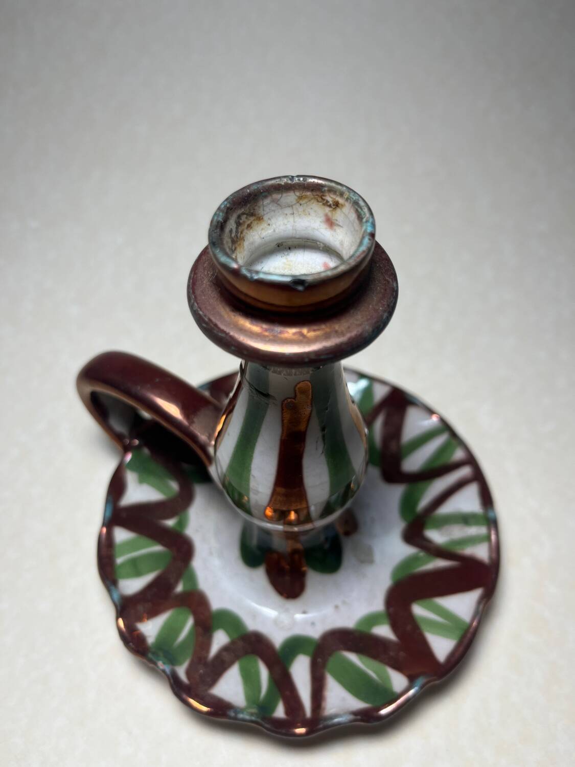 Ceramic candle holder