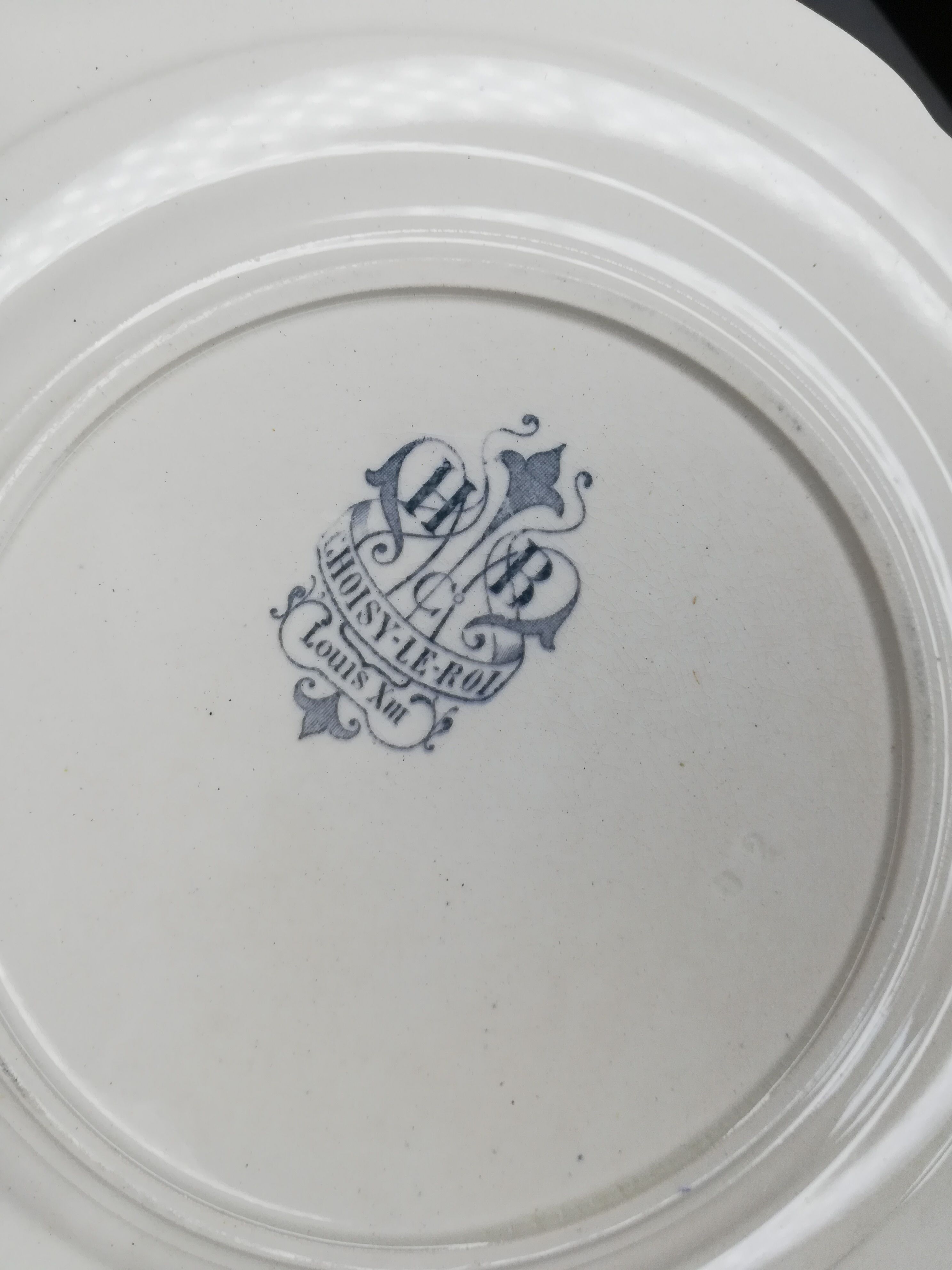 Series of 6 plates Choisy the King