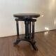 Art deco regency piano stool in oak 1920s