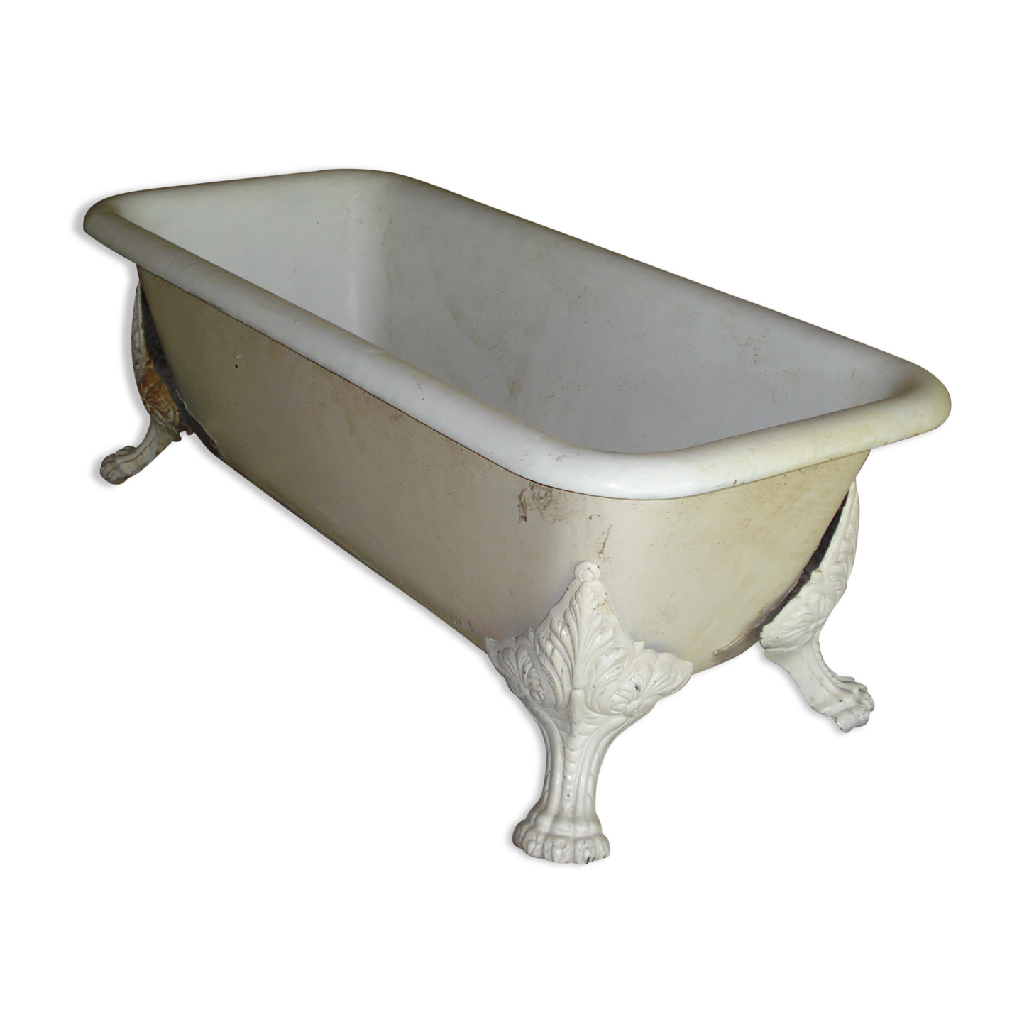Cast iron lion's feet bathtub
