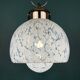 Mid-Century White Murano Suspension, Italy, 1960s
