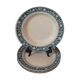 Set 4 Assiettes - Creil & Montereau Labrador service Varsovie