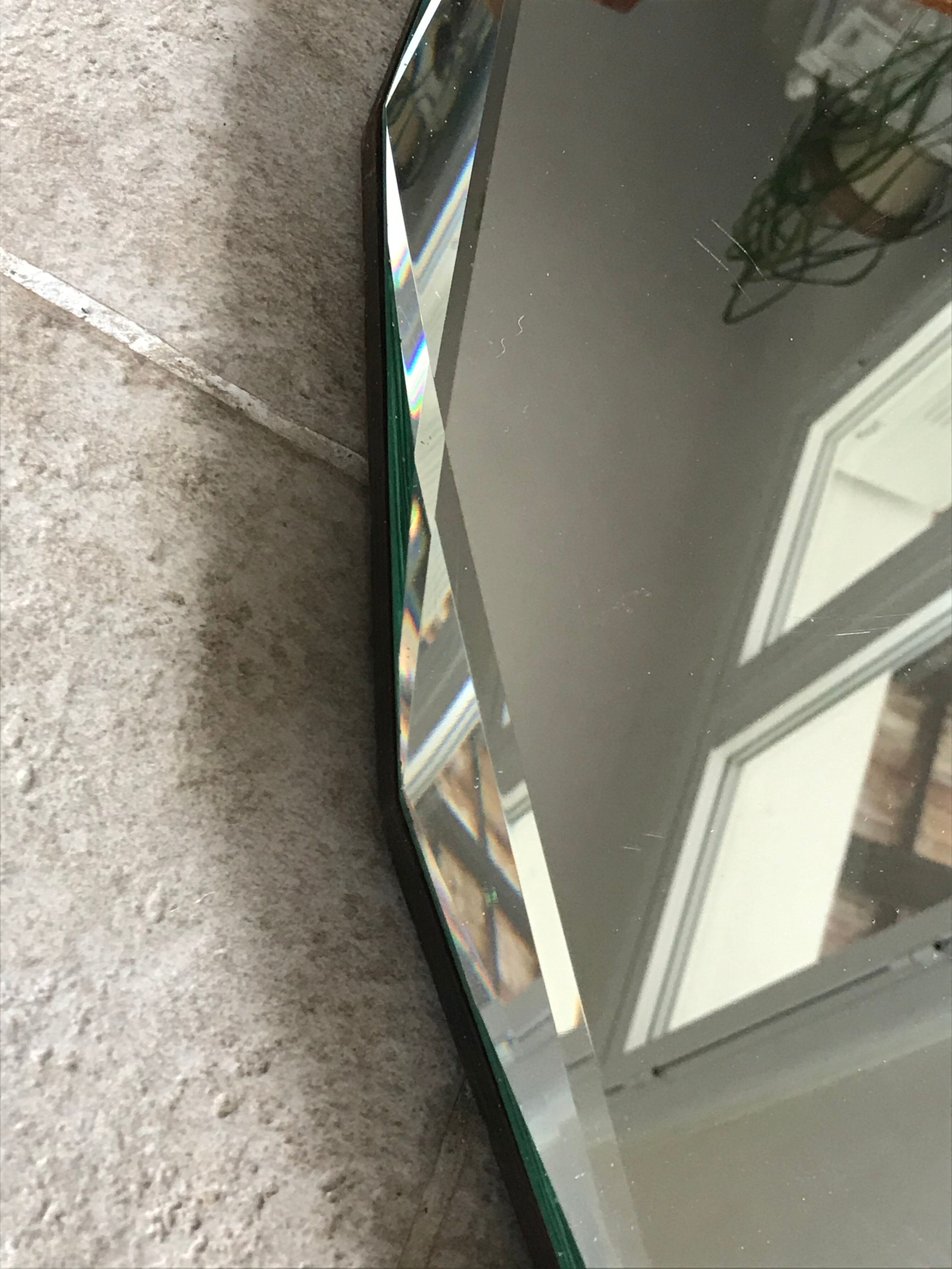 Art Deco Bevelled Mirror 68X41