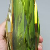 Vintage sommerso vase murano glass flavio polished seguso italy 1970