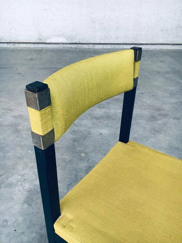 Mid-Century Modern Dining Chair Set by J. Batenburg for Mi, Belgium 1969, Set of 6