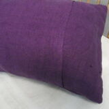 Coussin en lin ancien coloré
