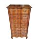 Louis XV natural wood weekly organizer