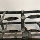8-hole bottle holder, zinc and wood