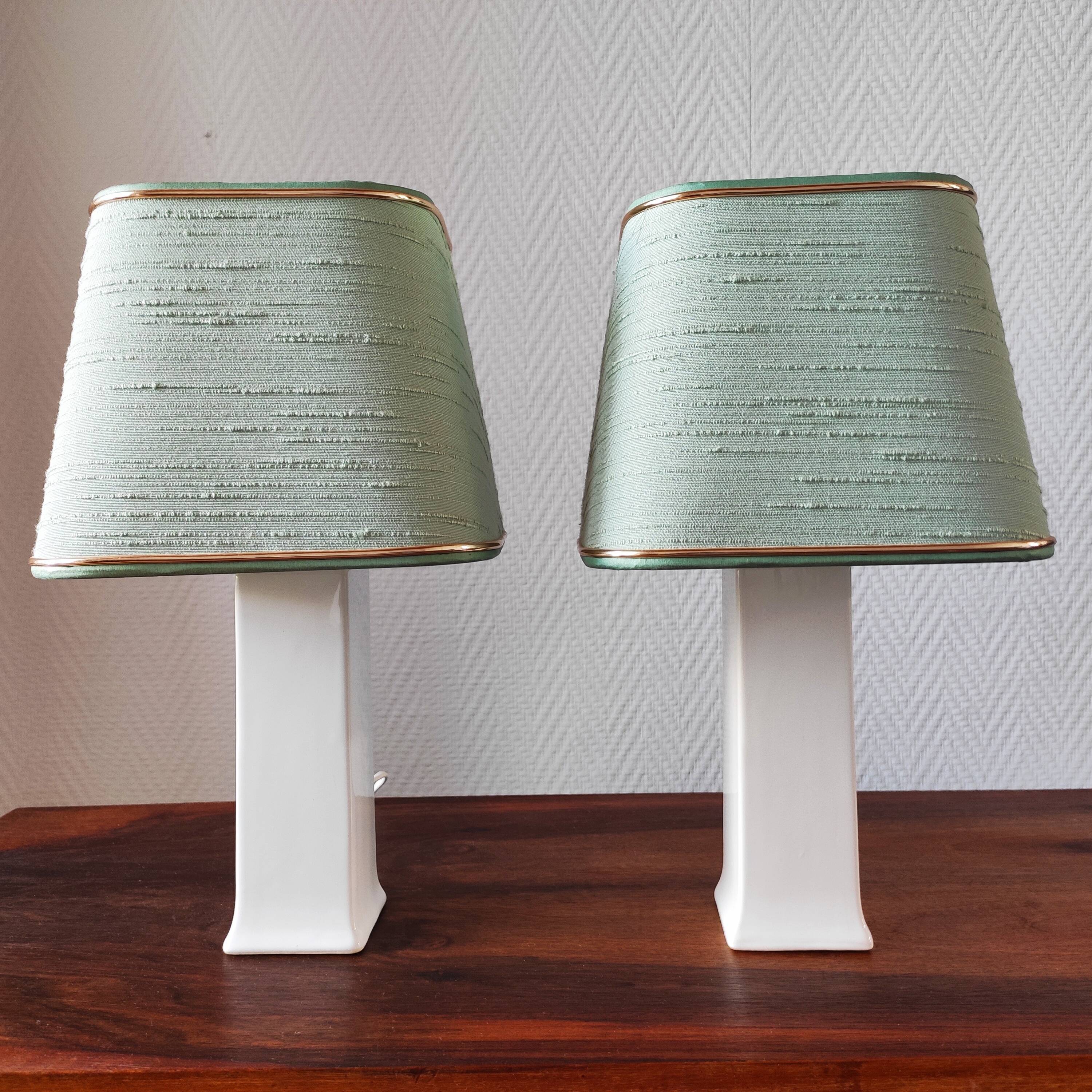 Pair of vintage Danish lamps 1980